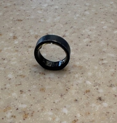 Oura Ring Gen 3 Black Size 11 Titanium Activity Tracker Sleep Heart Rate Monitor