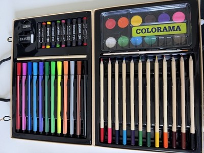 Colorama 51 Stück Coloring Art Kit Marker Stifte Malen mit Etui