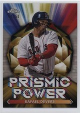 2021 Topps Chrome Prismic Power Gold Refractor /50 Rafael Devers #PP-12 1s8m