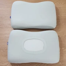 Cushion Lab Deep Sleep Pillow Patented Ergonomic Contour Design Back (Lot Of 2)