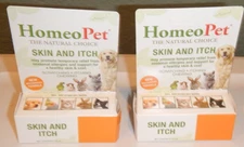 HomeoPet Skin And Itch 15 mL ~ LOT OF 2 ~ The natural choice cats dog bird pet