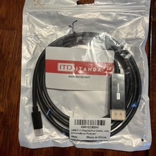 NIP Itanda USB C to Displayport Cable 6FT X001QA6HX