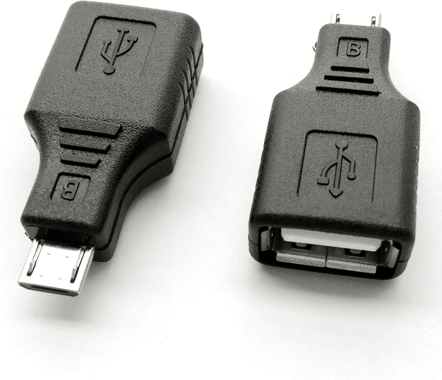 USB 2.0 Micro Male to Female OTG Adapter (2 2 Pack Adapters