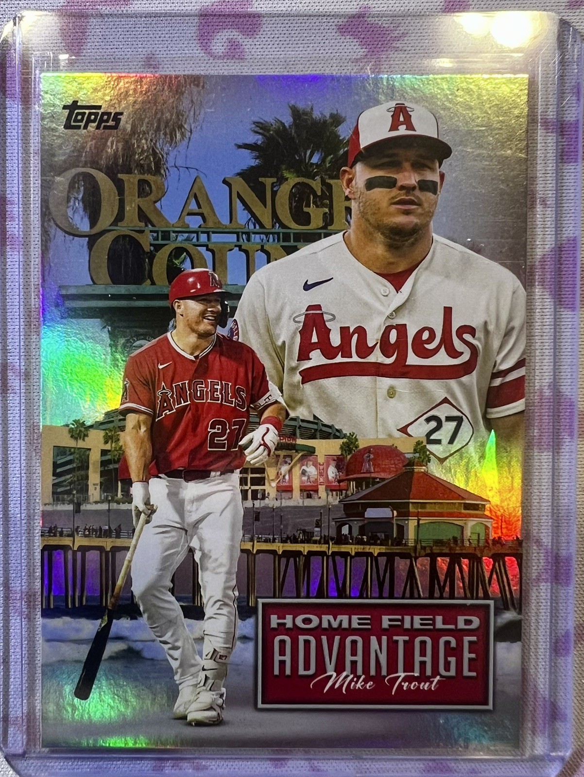 Mike Trout 2024 Topps #HFA-8 Home Field Advantage /(SSP) Price 