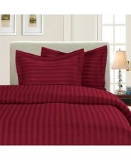 Elegant Comfort Luxurious Stripe Wrinkle-Free 3-Pc. Duvet Cover Set 80