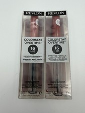2 PACK Revlon ColorStay Overtime 16HR Lip Color  Top Coat 360 Endless Spice