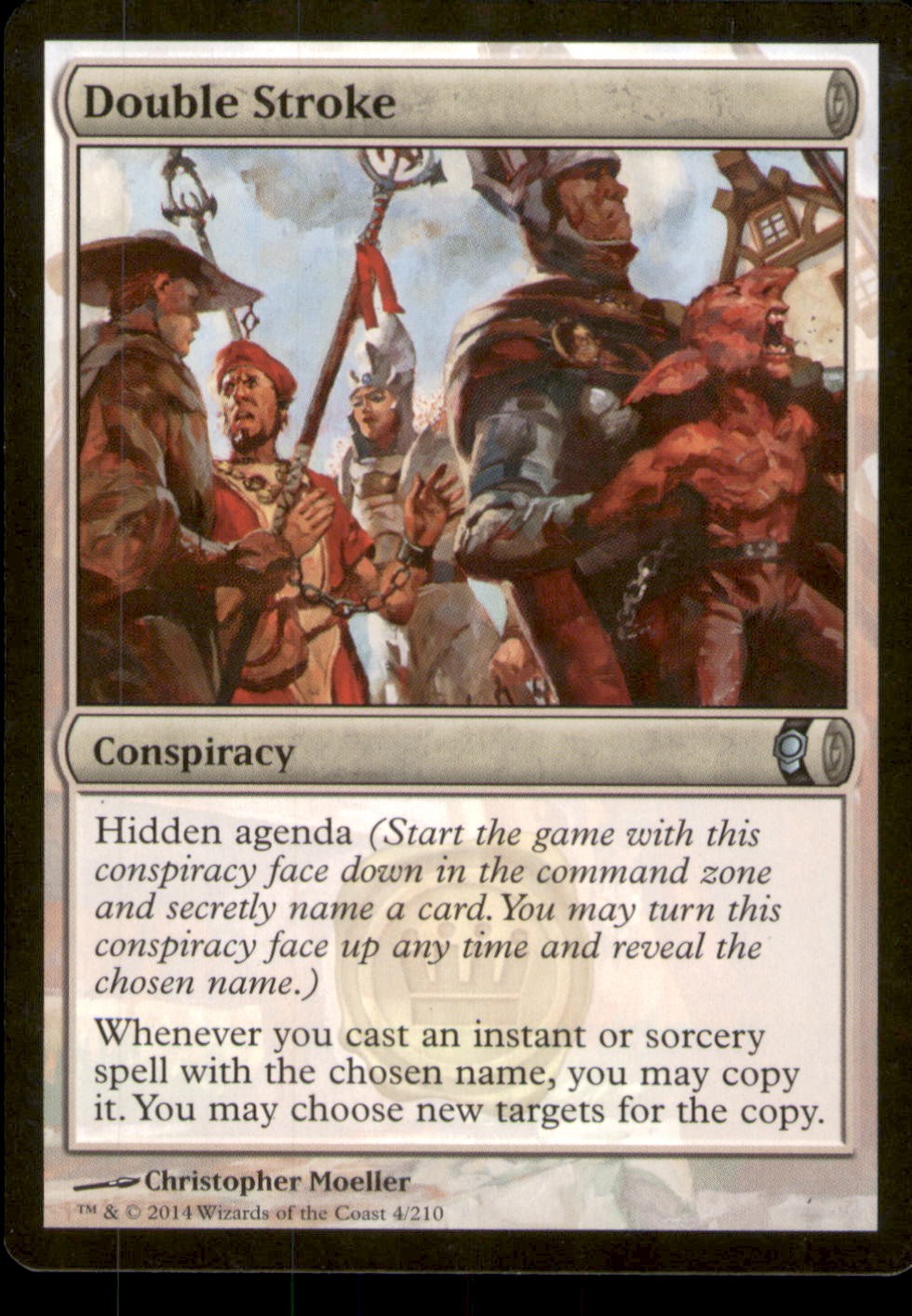 MTG - Double Stroke Conspiracy #4 Uncommon LP