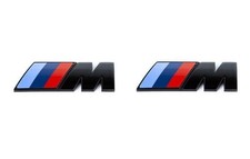 BMW ORIGINAL M schwarz Logo BUCHSTABE EMBLEM ABZEICHEN SET 51145A4B373 NEU