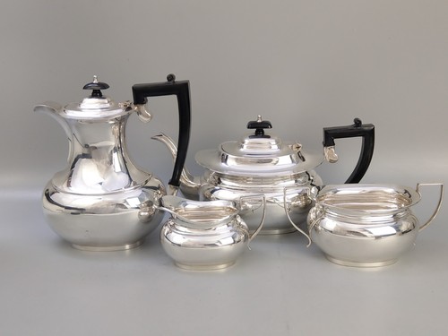 Antique Silver Plate Tea Coffee Set James Howard - Picture 11 of 11