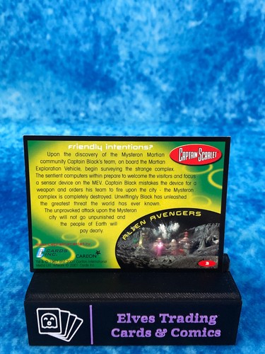 Tarjeta coleccionable Captain Scarlet ÚNICA no deportiva de Cards Inc. 2002 - Imagen 10 de 160