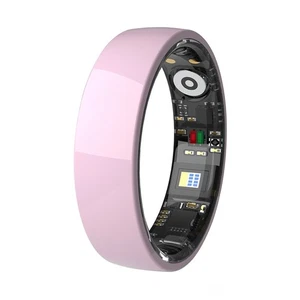 Ceramic Smart Ring pour les femmes Santé Fitness Cœur Taux Sommeil Tracker taille 7-13