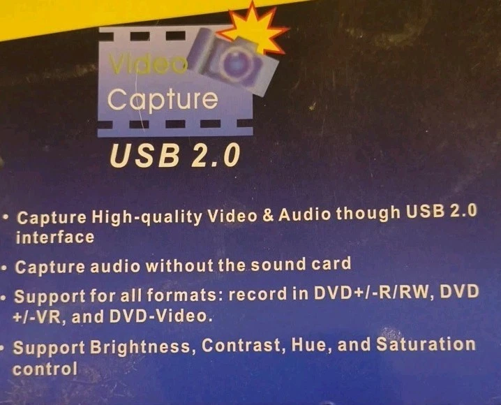 EasyCAP USB 2.0 0 Capture And Edit High Quality Video And Audio  - Image 2 of 3