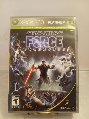 Star Wars The Force Unleashed XBOX 360 Platinum Hits. (Pre Owned)