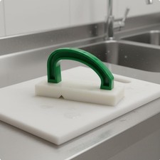 Kunstmaterial-Schneidebretthobel farbcodiert Reinigungswerkzeug leicht zu