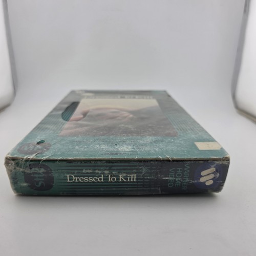 Dressed to Kill VHS 1981 - Big Box - VTG Reseal - Uncensored Version Horror - Picture 4 of 8