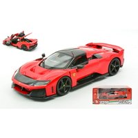 Ferrari F80 2024 RED 1:24 Burago Auto Stradali -D- Neues Modell