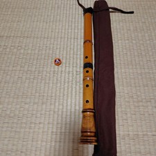 Shakuhachi 1 Shaku 8 Sun Japanese Traditional Musical Instrument with Case