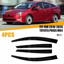 Wind Deflector Clips For Toyota Prius MK4 Liftback / Hatchback 2015-2024 Tinted
