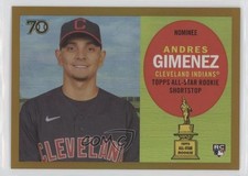 2021 Topps All-Star Rookie Cup Base Statue Gold Foil 30/50 Andres Gimenez 2z3