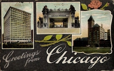 Ak Chicago Illinois USA,  White City, Allway, Illing's Central Depot - 5081183