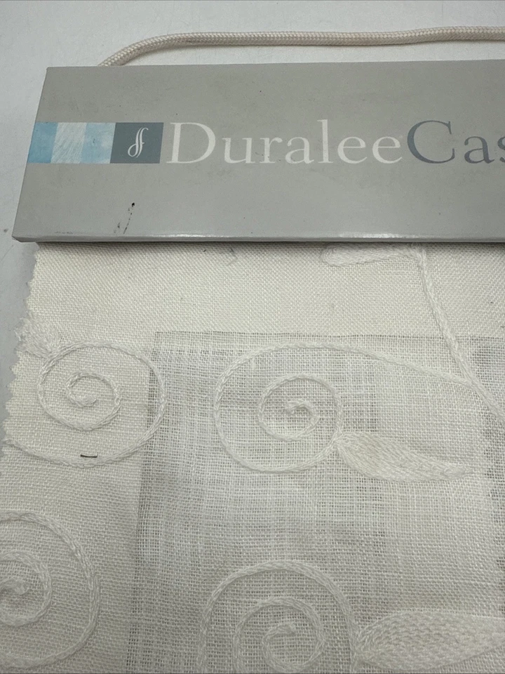 Thomas Paul Duralee Casements Knox Solids Embroidered Linens Sample Book LARGE - Image 3 of 4