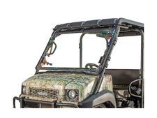 SuperATV Scratch Resistant Flip Vent Full Windshield Compatible With Kawasaki...