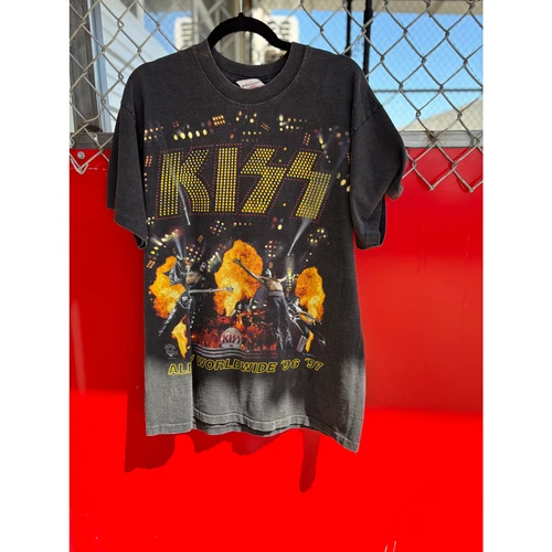 KISS /97 Concert T-Shirt Band Tee 1990s vintage concert t-shirt, vintage, single stitch, B+ condition