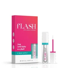 Flash Eyelash Serum Mini for Long, Curled Natural Lashes - Enhances & Strengthen