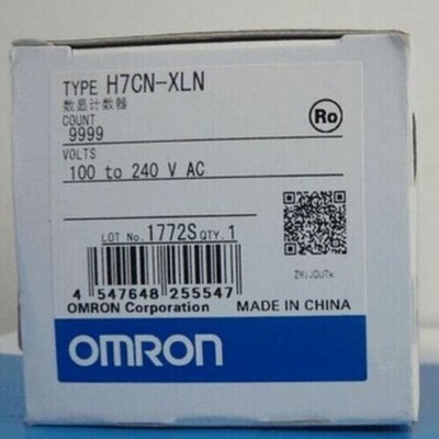 New OMRON H7CN-XLN Automation & Safety COUNTER Digital UP PRESET 120-240V In Box