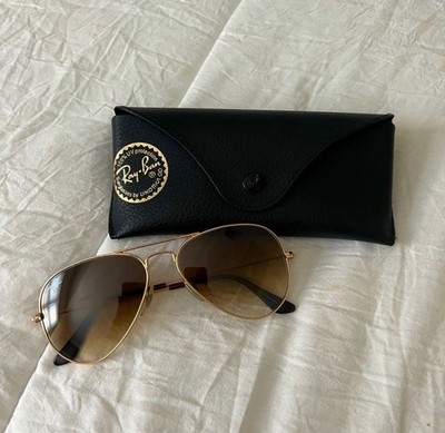ray ban aviator sunglasses - size M (129mm)