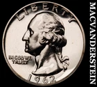 1962 Silver Washington Quarter - Choice Gem Proof  Lustrous  No Reserve  #J7756