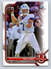 2021-2022 Bowman University 1st Bowman #52 Will Levis Kentucky Wildcats
