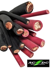 Battery & Welding Cable Copper 4/0, 3/0, 2/0, 1/0 thur 8 AWG Size By the Foot