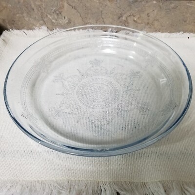 RARE Anchor Hocking Fire King Sapphire Blue Philbe Juice Saver Pie Plate Marked