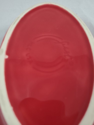 Lot of 2 Fiesta Homer Laughlin China HLC Cinnabar Individual Oval Casseroles 9" - Picture 4 of 10