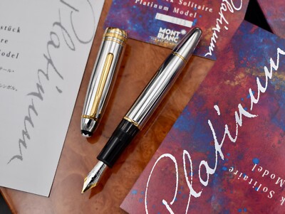 MONTBLANC 146 Meisterstück Solitaire .950 Solid Platinum Fountain