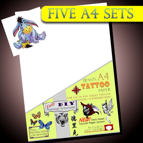 Temporary Tattoo Transfer Paper Best on eBay Tattoos Waterproof