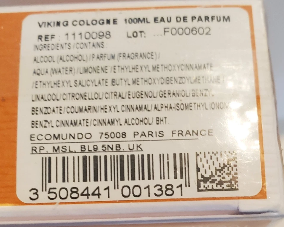 Одеколон-спрей Creed Viking 3,3 унции ~ в заводской упаковке ~ - Изображение 2 из 2