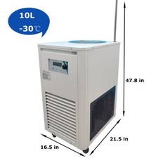 1 PC 10L/-30℃ Lab Chiller Low Temperature Coolant Circulating Pump Cooling-water