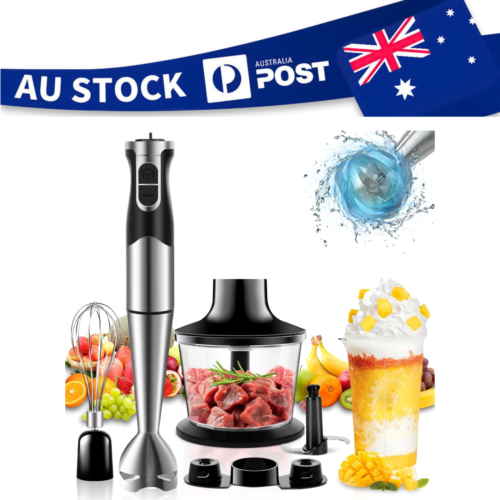 New 1000W 4-in-1 Immersion Hand Blender,Stainless Steel Stick Blender Mixer... - Picture 1 of 9