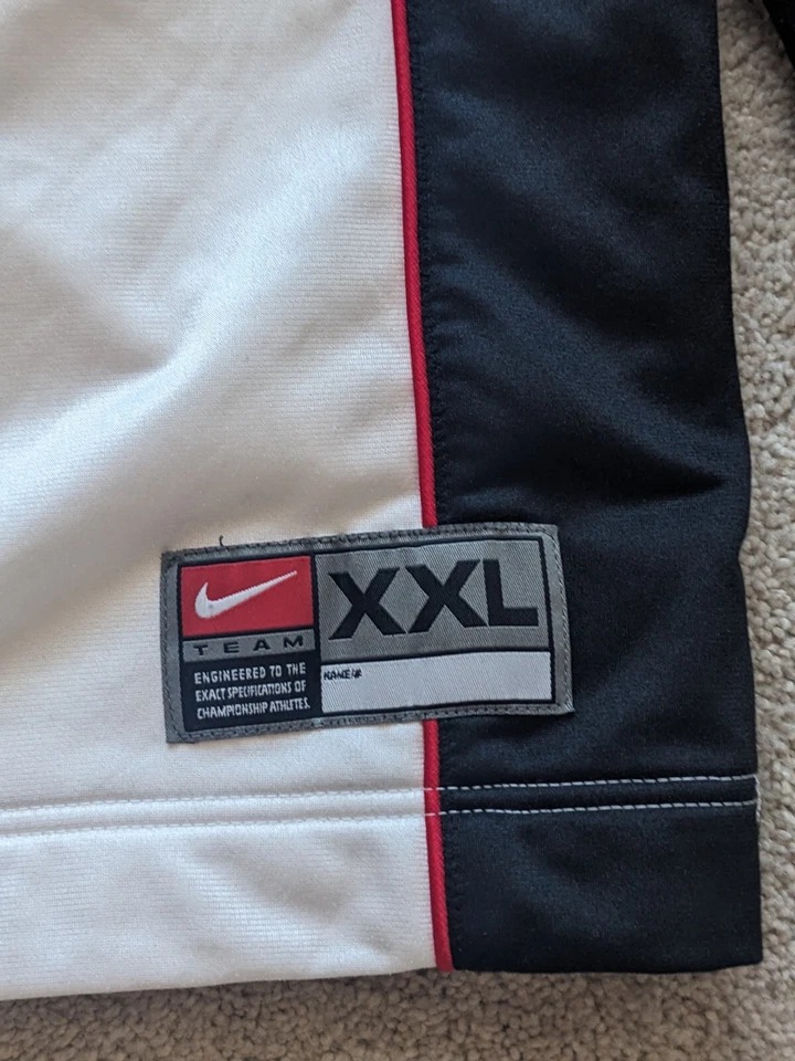 Chaqueta de calentamiento Philadelphia 76ers NBA BALONCESTO NIKE PARA HOMBRE 2XL Allen Iverson Foto 3 de 4