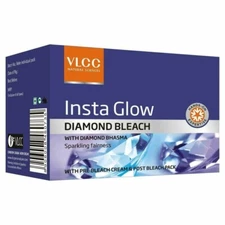 4X VLCC INSTA GLOW DIAMOND BLEACH CREAM FOR SPARKLING FAIRNESS 30GM
