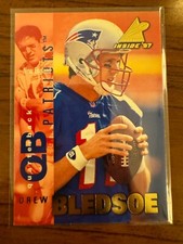 1997 Pinnacle Inside #4 Drew Bledsoe New England Patriots