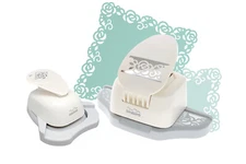 Bira Craft Rose Shape Punch Around Page Punches Border Corner Combo Set of Two