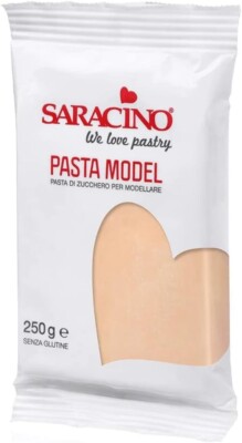 Saracino Zuckerpaste Modell fleischfarbene Modellierpaste 250g glutenfrei Sep25