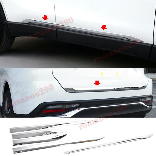 For Toyota Venza 20212023 Chrome Body Side Door Cover+Rear Door
