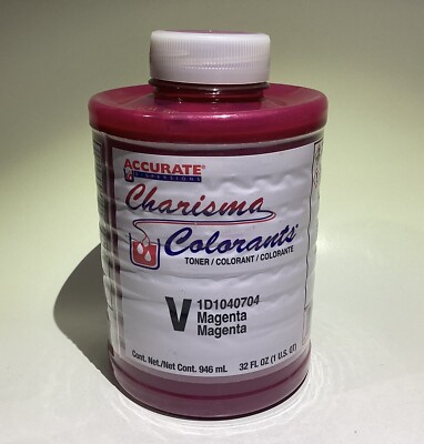 Accurate CHARISMA V 1D1040704 Colorant Toner V Magenta 32 fl oz Brand New
