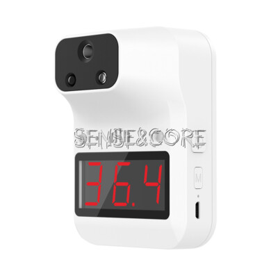USB LCD Wall Mount Digital Infrared Thermometer Auto No Contact Body Temperature