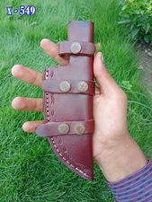 Custom Handmade Fixed blade Leather Sheath / Holster / Case /vertical Knife X549