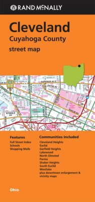 Street Map of Cleveland & Cuyahoga County, by Rand McNally